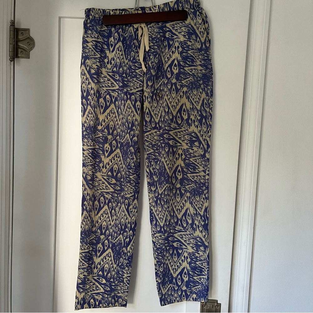 Silk patterned pant